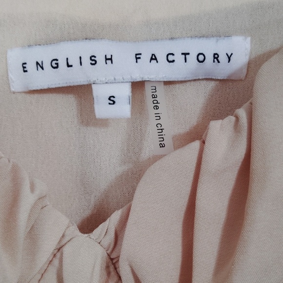 English Factory Sweet Heart Color Block Maxi Dress Size Small - Picture 5 of 5